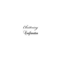 Woodware Clear Stamps Minis - Christening Confirmation (1.5in x 3in)