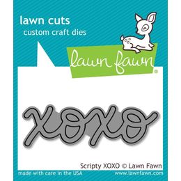 Lawn Fawn - Lawn Cuts Dies - Scripty XOXO  LF1029