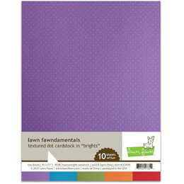 Lawn Fawn Textured Dot Cardstock - Brights LF2494