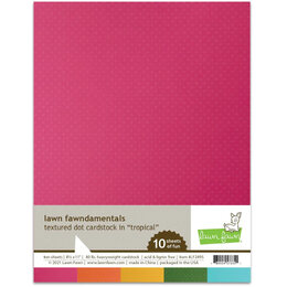 Lawn Fawn Textured Dot Cardstock - Tropical LF2495