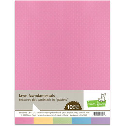 Lawn Fawn Textured Dot Cardstock - Pastels LF2496