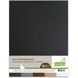 Lawn Fawn Textured Dot Cardstock - Neutrals LF2498