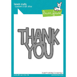 Lawn Fawn - Lawn Cuts Dies - Giant Thank You LF2692