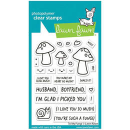 Lawn Fawn - Clear Stamps - To My Fungi LF3310