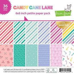 Lawn Fawn Petite Paper Pack 6 x 6 - Candy Cane Lane LF3472