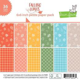 Lawn Fawn Petite Paper Pack 6 x 6 - Falling Leaves LF3480