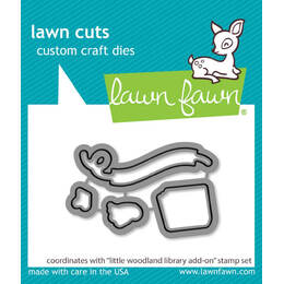 Lawn Fawn Dies - Little Woodland Library Add-On LF3489