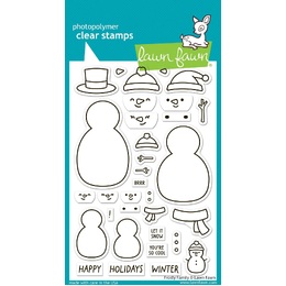 Lawn Fawn - Clear Stamps - Frosty Family LF3504