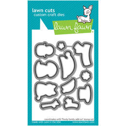 Lawn Fawn Dies - Frosty Family Add-On LF3507