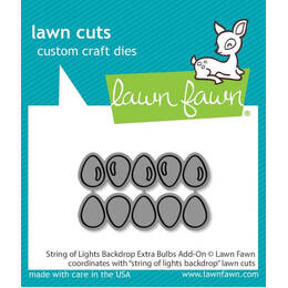 Lawn Fawn Dies - String of Lights Backdrop Extra Bulbs Add-On LF3527