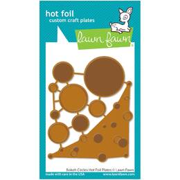 Lawn Fawn Hot Foil Plate - Bokeh Circles LF3532