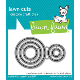 Lawn Fawn Hot Foil Plate - Bokeh Circles LF3533