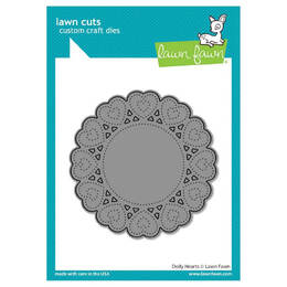 Lawn Fawn Dies - Doily Hearts LF3612