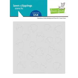 Lawn Fawn Stencils - Strawberry Fields Background LF3622