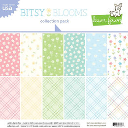 Lawn Fawn 12x12 Paper Pack - Bitsy Blooms LF3651