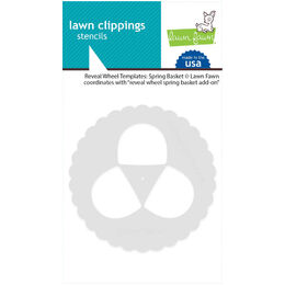 Lawn Fawn Stencils - Reveal Wheel Templates: Spring Basket LF3666