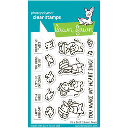 Lawn Fawn - Clear Stamps - It's a Bird! LF3668