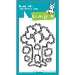 Lawn Fawn Dies - Heart Tree LF3672