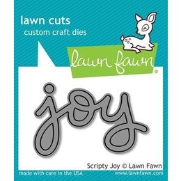 Lawn Fawn - Lawn Cuts Dies - Scripty Joy Dies LF774