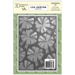 Lisa Horton Crafts Embossing Folder 5"X7" - Wrapping Up