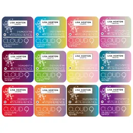 Lisa Horton Crafts Cloud 9 Interference Blending Ink Pad Complete Collection - Release 1 (12 colours)