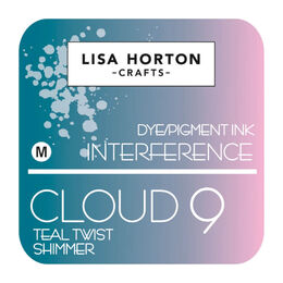 Lisa Horton Crafts Interference Ink Pad - Teal Twist Shimmer