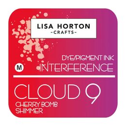 Lisa Horton Crafts Interference Ink Pad - Cherry Bomb Shimmer