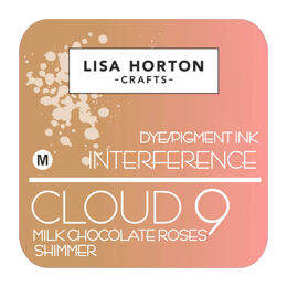 Lisa Horton Crafts Interference Ink Pad - Milk Chocolate Roses Shimmer