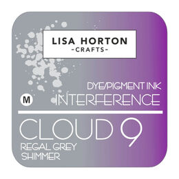 Lisa Horton Crafts Interference Ink Pad - Regal Grey Shimmer