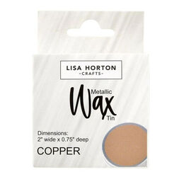 Lisa Horton Crafts Water Based Wax Tin - Copper #876