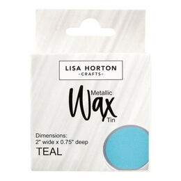 Lisa Horton Crafts Water Based Wax Tin - Teal #808