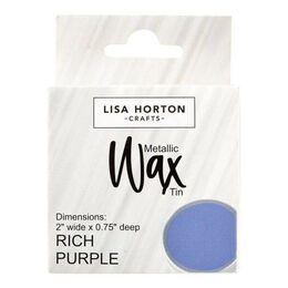 Lisa Horton Crafts Water Based Wax Tin - Rich Purple #266