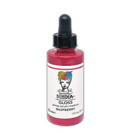 Dina Wakley Media Gloss 2oz - Raspberry MDO86987