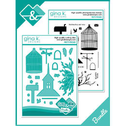 Gina K Designs Stamps & Dies BUNDLE - Pretty Perches