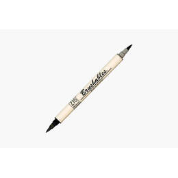 Zig Memory System Kuretake Brushables Double-Sided Brush Marker - Pure Black MS-7700010