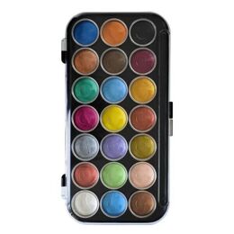 Yasutomo Niji Pearlescent 21 Color Watercolor Palette NPWC21