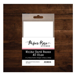 Paper Rose White Card Bases - 105x148mm (20 pcs) 21618