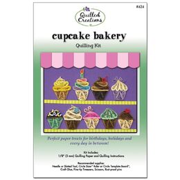 Quilled Creations Quilling Kit - Cupcake Bakery