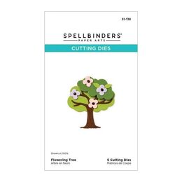 Spellbinders Etched Dies - Out and About Collection - Flowering Tree S1-138