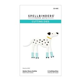 Spellbinders Etched Dies - Out and About Collection - Roller Disco Dottie S2-405