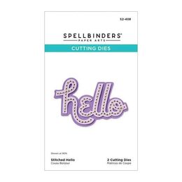 Spellbinders Etched Dies - Out and About Collection - Stitched Hello S2-408