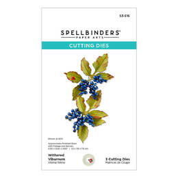 Spellbinders Etched Dies  - Withered Viburnum (by Susan Tierney-Cockburn) S3-516