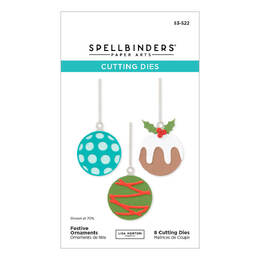 Spellbinders Etched Dies - - Festive Ornaments (by Lisa Horton) S3-522