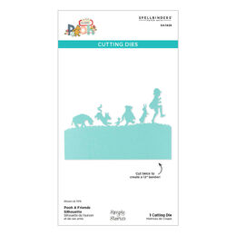 Spellbinders Etched Dies - Say Cheese Classic Pooh Collection - Pooh & Friends Silhouette (in Collaboration with Simple Stories) S4-1426