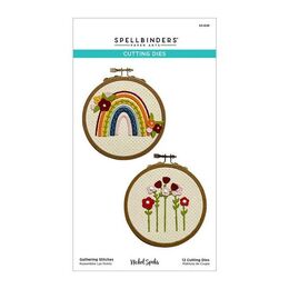 Spellbinders Etched Dies - Nichol's Needlework Collection - Gathering Stitches (by Nichol Spohr) S5-629