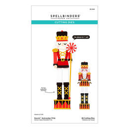 Spellbinders Etched Dies - Dancin' Christmas Friends Collection - Dancin' Nutcracker Fitz S5-644