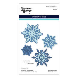 Spellbinders Etched Dies - Let It Snow Collection - Layering Snowflakes (by Simon Hurley) S5-651