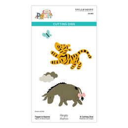 Spellbinders Etched Dies - Say Cheese Classic Pooh Collection - Tigger & Eeyore in Collaboration with Simple Stories S5-683