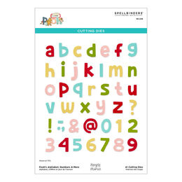 Spellbinders Etched Dies - Say Cheese Classic Pooh Collection - Pooh's Alphabet, Numbers & More (in Collaboration with Simple Stories) S6-249