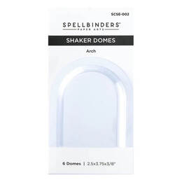 Spellbinders Shaker Dome - Arch (6 Pack) SCSE-002